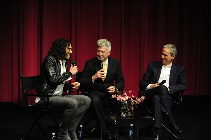 Russell Brand and David Lynch On Stage