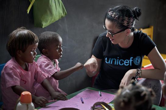 Katy Perry in Madagascar with UNICEF