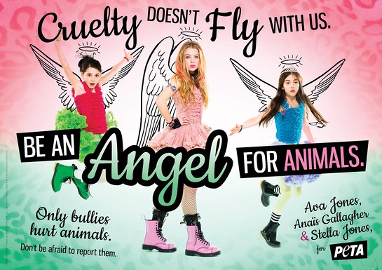 13-year-old Anais Gallagher, 10-year-old Stella Jones and 8-year-old Ava Jones