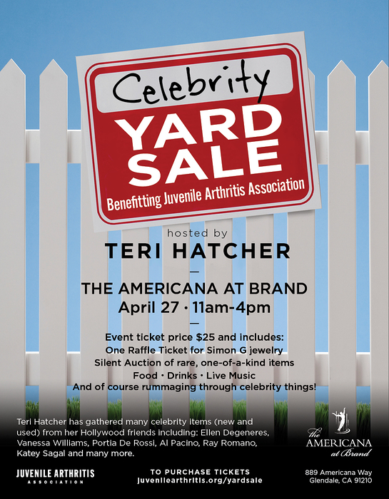 Teri Hatcher Celebrity Yard Sale