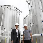 Edward Norton and Woody Harrelson Visit DPSG Wastewater Plant