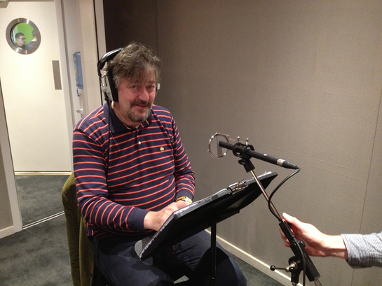 Stephen Fry Recording The Lonely Dodo