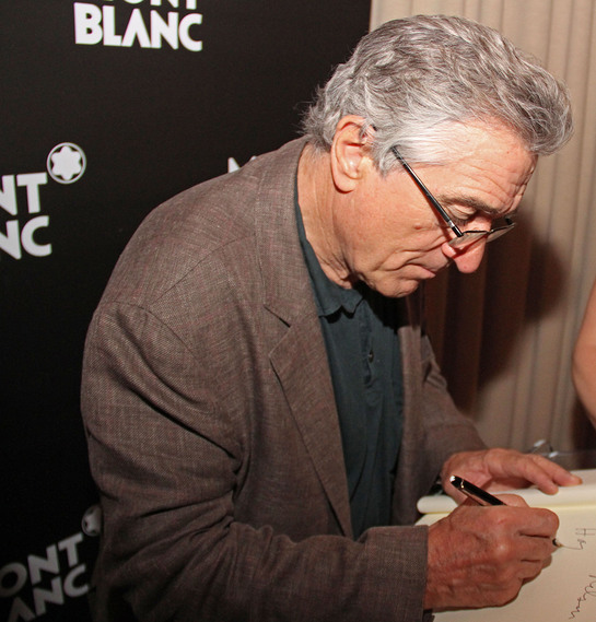 Robert de Niro attends the Montblanc-powered Midnight Moment reception.