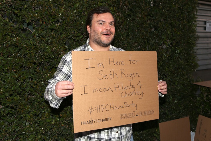 Jack Black at Hilarity for Charity