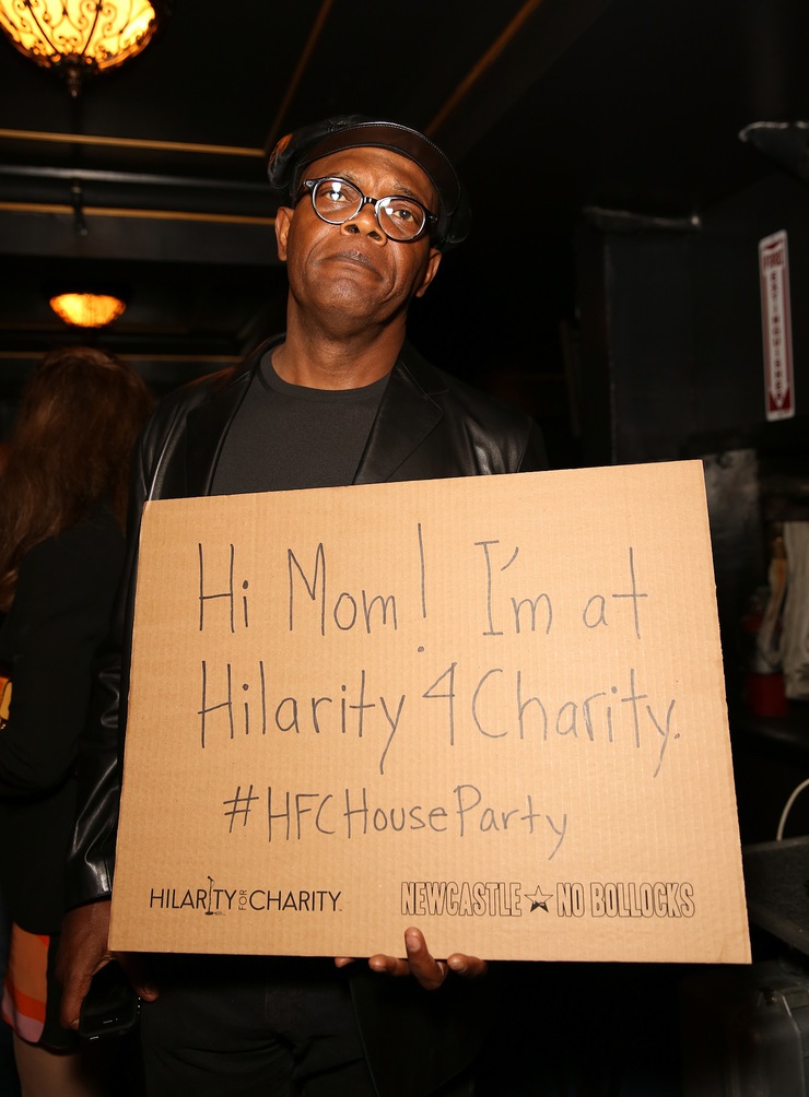 Samuel L. Jackson at Hilarity for Charity
