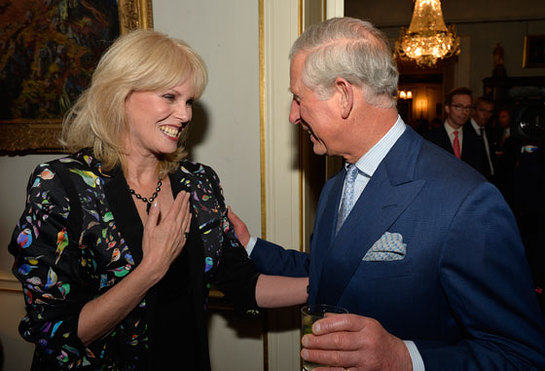 Joanna Lumley and Prince Charles