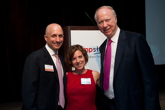 Rob Small, Naila Bolus and David Gergen