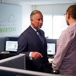 Prince Charles Visits Samaritans Head Office