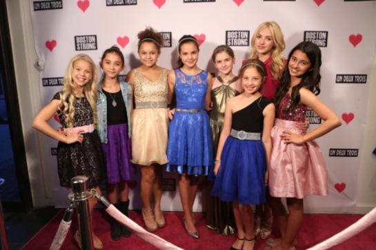 Young Hollywood raises money for Boston Marathon victims at girls fashion retailer Un Deux Trois in Beverly Hills, May 15, 2013.