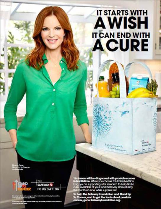 Marcia Cross Helps Raise Awareness and Funds in the Fight against Prostate Cancer