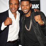 Usher Joins Sugar Ray Leonard At Charity Fight Night