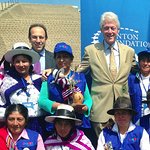 Bill Clinton Visits Colombia And Peru