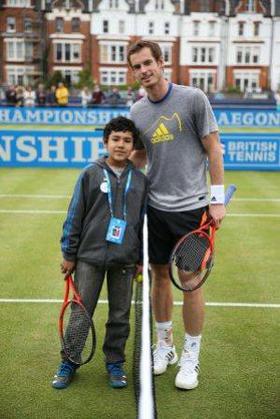 Elijah and Andy Murray Elijah and Andy Murray