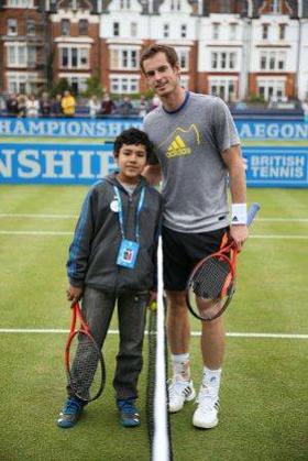 Elijah and Andy Murray