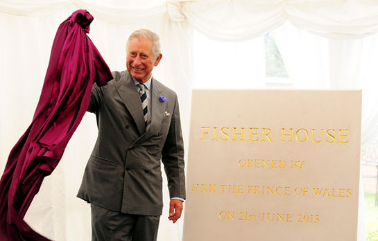 Prince Charles Opens Fisher House