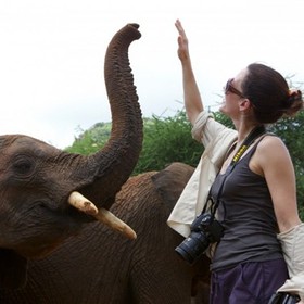 Kristin Davis and Friend