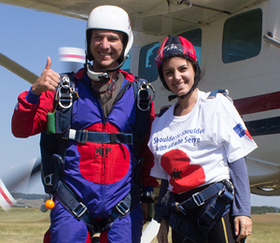 Katie Melua Goes Skydiving For Charity