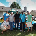 NASCAR Driver Aric Almirola Surprises Military Families