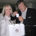 Stephen Fry Helps Pick A Winner For Charity