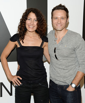 Lisa Edelstein and Seamus Dever