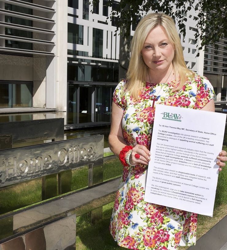 Wendy Turner-Webster Outside Home Office With BUAV