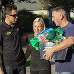 NASCAR's Aric Almirola Surprises Millitary Family