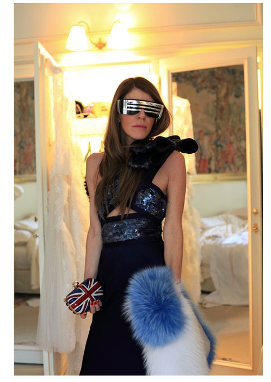 Anna Dello Russo in Stevie Boi glasses.