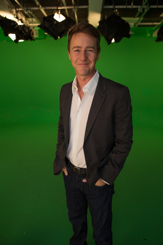 Edward Norton says no to ivory. Edward Norton says no to ivory.