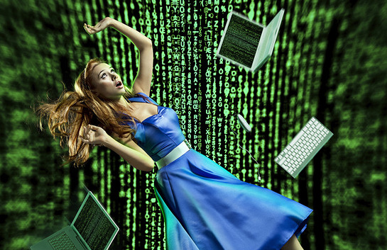 Una Healy Falling Through Cyberspace