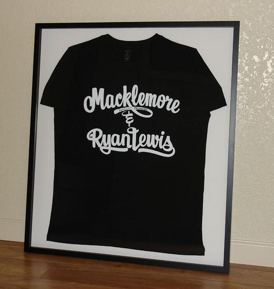 Macklemore & Ryan Lewis autographed shirt.