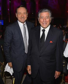 Kevin Spacey attends Tony Bennett and Susan Benedetto's Exploring the Arts Gala