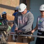 Garth Brooks Helps Jimmy Carter Build Homes With Habitat For Humanity