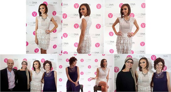 Giuliana Rancic Joins CureDiva co-founders Dan Vigdor, Ester Gofer and Efrat Roman at Website Launch Event