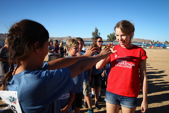 Bridgit Mendler Takes On The Save the Children's World Marathon Challenge Bridgit Mendler Takes On The Save the Children's World Marathon Challenge