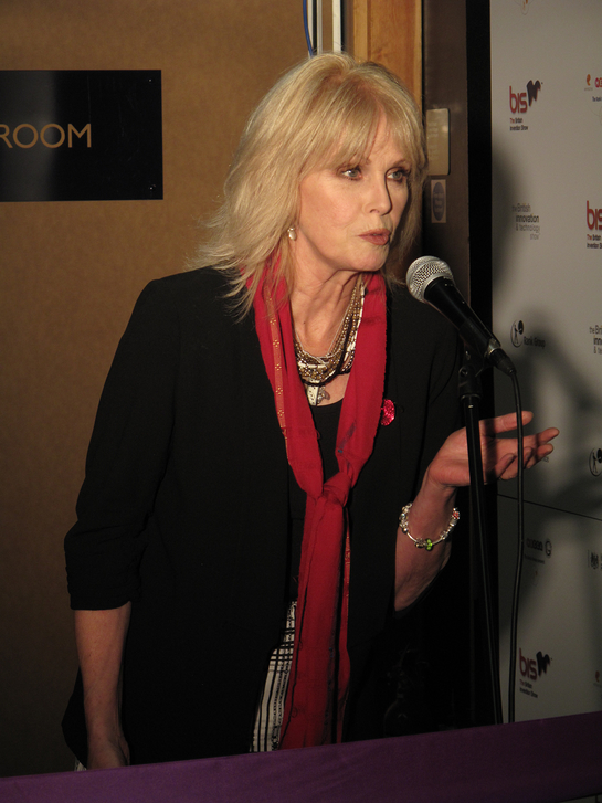 Joanna Lumley opens the British Invention Show in London