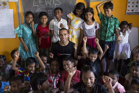 Lewis Hamilton In India