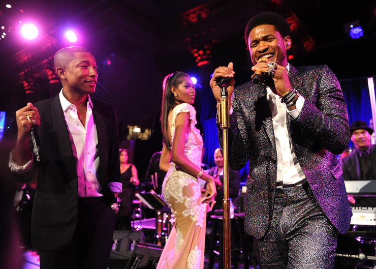 Pharrell Williams and Usher Rock The Angel Ball
