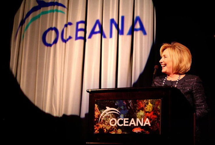 Hillary Clinton at 2013 Oceana Partners Awards Gala