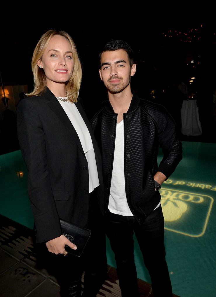 Amber Valletta and Joe Jonas