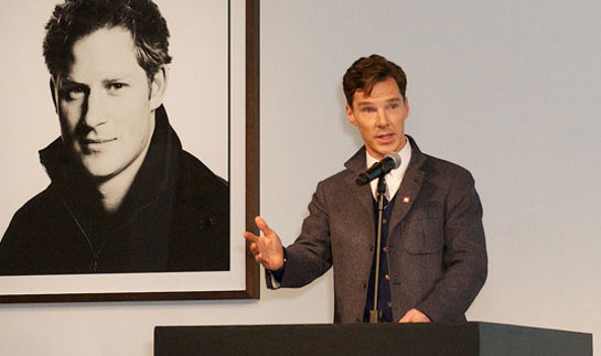 Benedict Cumberbatch Talks At British GQ's 25th Anniversary Gala Dinner Benedict Cumberbatch Talks At British GQ's 25th Anniversary Gala Dinner
