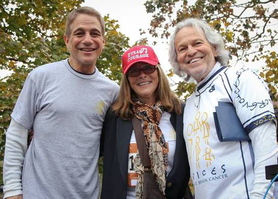Tony Danza and Meredith Vieira lend their own Voices Against Brain Cancer on Sunday, November 17th at the Join the Voices! Run/Walk in Central Park. Tony Danza and Meredith Vieira lend their own Voices Against Brain Cancer on Sunday, November 17th at the Join the Voices! Run/Walk in Central Park.