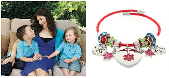 Mayim Bialik's Charity Bracelet