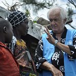 Swedish Crime Writer Henning Mankell Visits Congolese Refugees