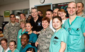 Stephen King personally thanks medical staff at Landstuhl Regional Medical Center Stephen King personally thanks medical staff at Landstuhl Regional Medical Center