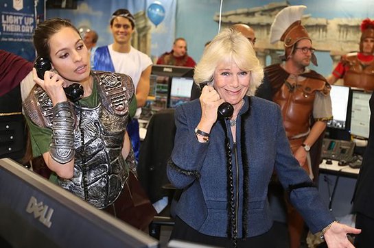 Duchess of Cornwall at ICAP Charity Day