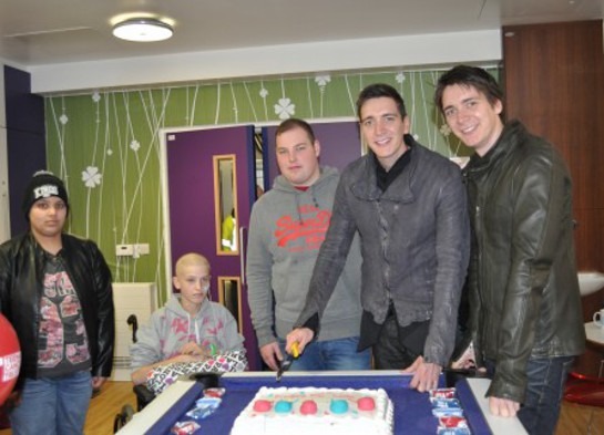 James and Oliver Phelps With Teenage Cancer Trust