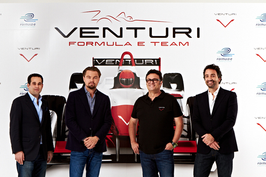 Venturi Automobiles and Leonardo DiCaprio enter a team in the new FIA Formula E Championship