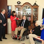 George H. W. Bush Honored With Liberty And Justice For All Award