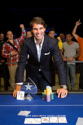 World Tennis Number One Rafa Nadal Wins Live Poker Tournament in Prague