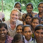 Cat Deeley Visits Building Young Futures Program In India